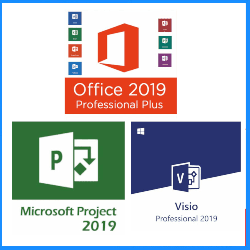 Office 2019 Professional Plus + Project 2019 Professional + Visio 2019 Professional